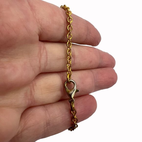 Elephant Rhinestone ELEPHANT Multi Colored Blue Pendant Necklace 27" - Picture 9 of 11